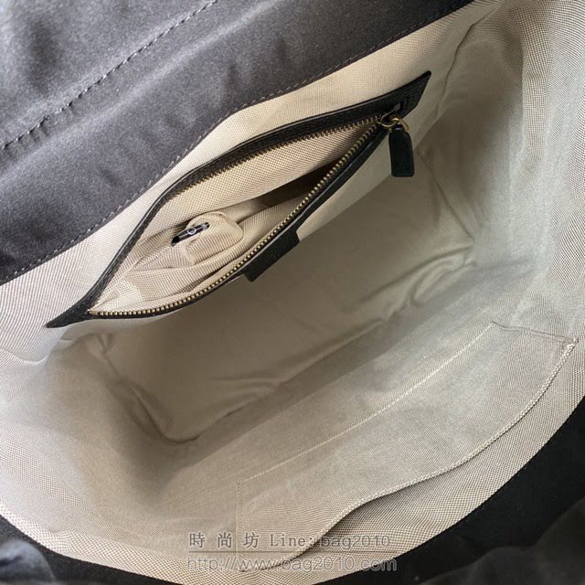 Gucci古馳包包 G家新款雙肩包 款號:429007 古奇黑色全皮男士雙肩背包  gdj1225